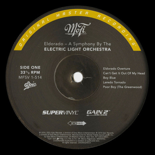 Electric Light Orchestra - Eldorado - A Symphony By The Electric Light Orchestra