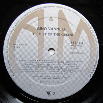 Gino Vannelli - The Gist Of The Gemini