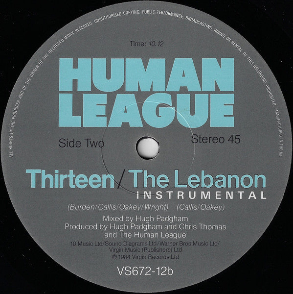 The Human League - The Lebanon