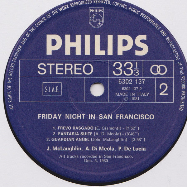 Al Di Meola - Friday Night In San Francisco