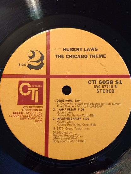 Hubert Laws - The Chicago Theme