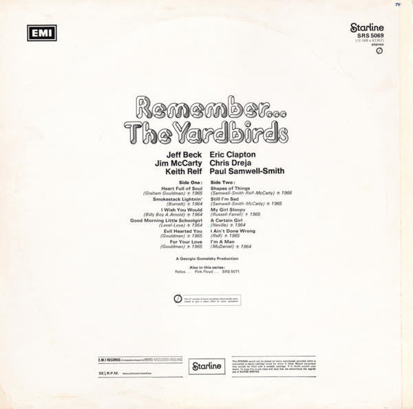 The Yardbirds - Remember... The Yardbirds