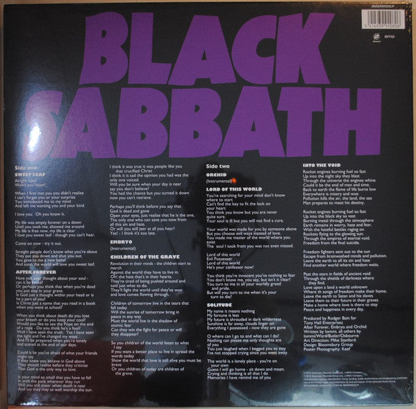 Black Sabbath - Master Of Reality