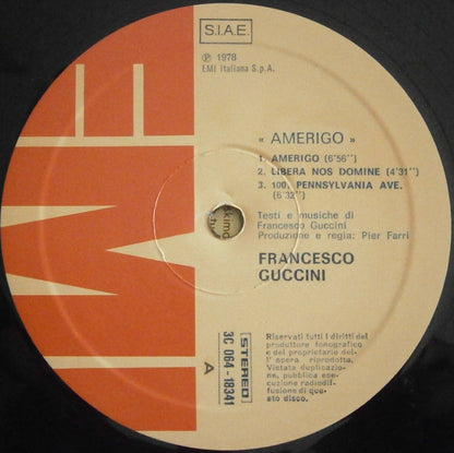 Francesco Guccini - Amerigo