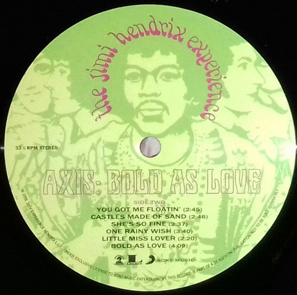 The Jimi Hendrix Experience - Axis: Bold As Love (nuovo)