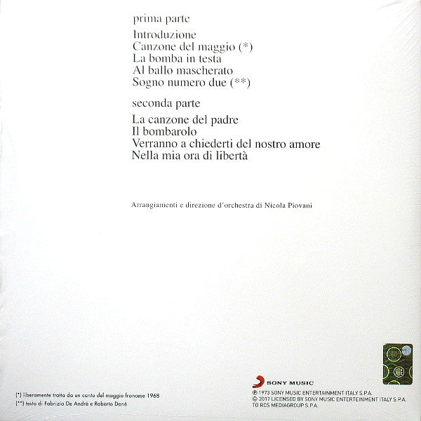 Fabrizio De André - Storia Di Un Impiegato