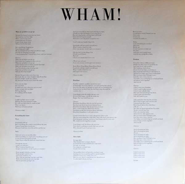 Wham! - Make It Big