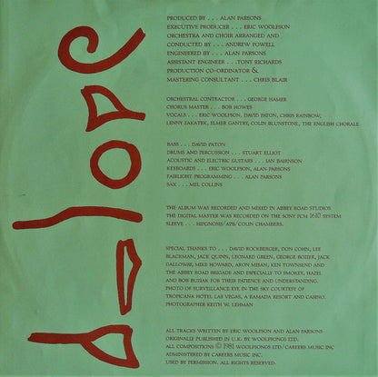 The Alan Parsons Project - Eye In The Sky