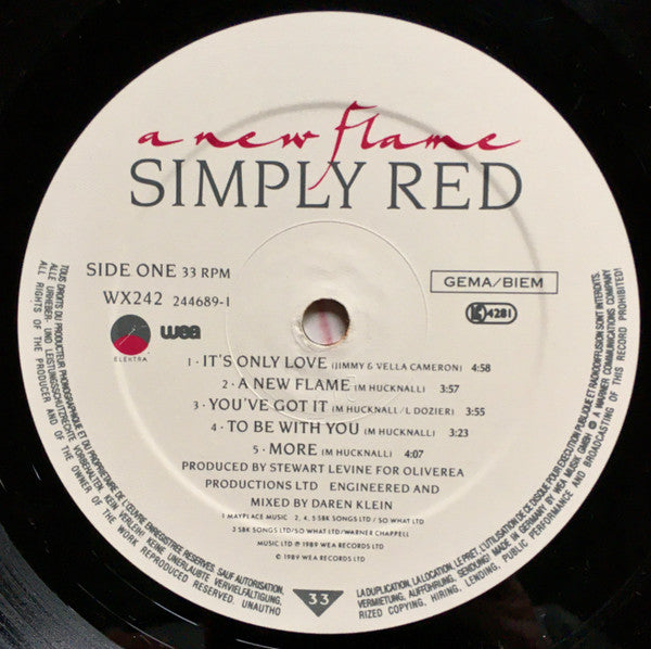 Simply Red - A New Flame