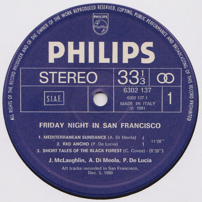 Al Di Meola - Friday Night In San Francisco