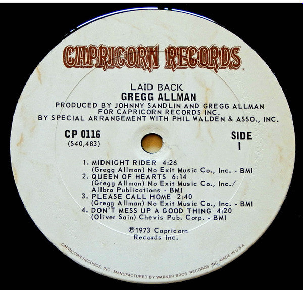 Gregg Allman - Laid Back