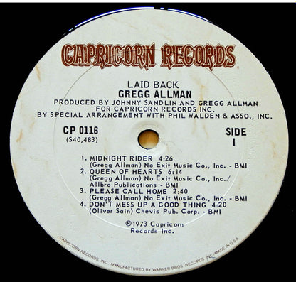 Gregg Allman - Laid Back
