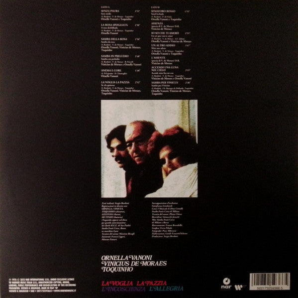 Ornella Vanoni - La Voglia La Pazzia L'incoscienza L'allegria (nuovo)