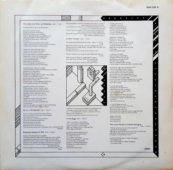 Genesis - The Lamb Lies Down On Broadway