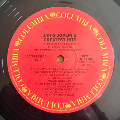Janis Joplin - Janis Joplin's Greatest Hits
