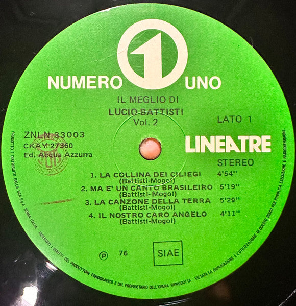 Lucio Battisti - Il Meglio Di Lucio Battisti Vol. 2