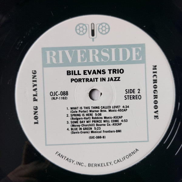 The Bill Evans Trio - Portrait In Jazz
