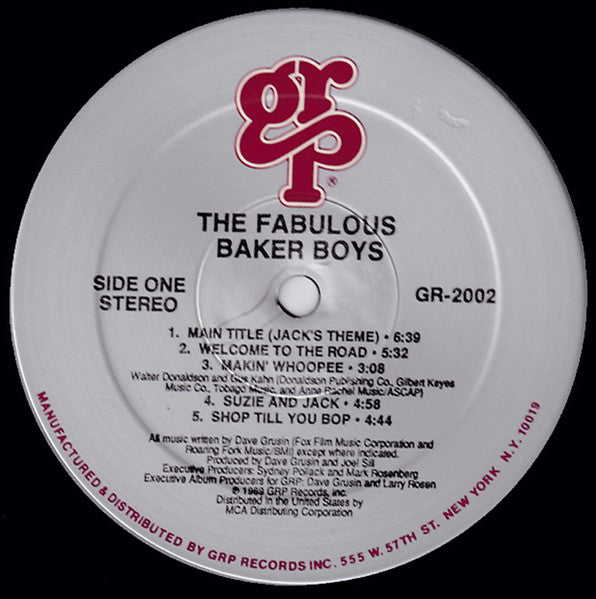 Dave Grusin - The Fabulous Baker Boys (Original Motion Picture Soundtrack)