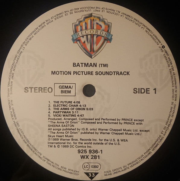 Prince - Batman™ (Motion Picture Soundtrack)
