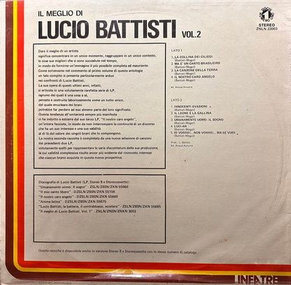 Lucio Battisti - Il Meglio Di Lucio Battisti Vol. 2