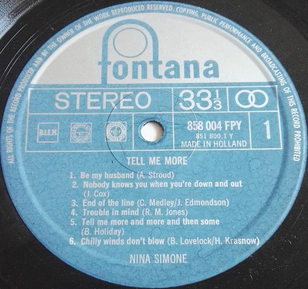 Nina Simone - Tell Me More