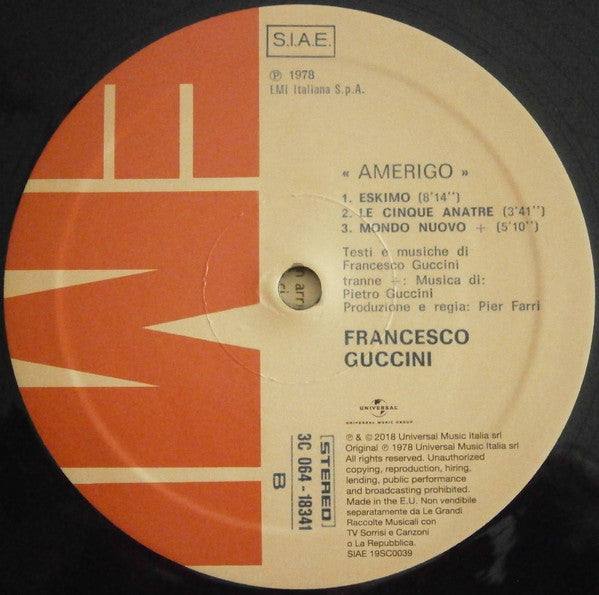 Francesco Guccini - Amerigo