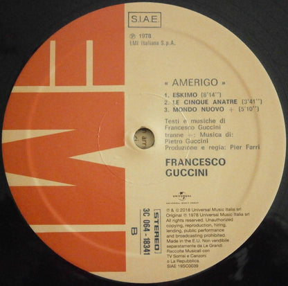 Francesco Guccini - Amerigo