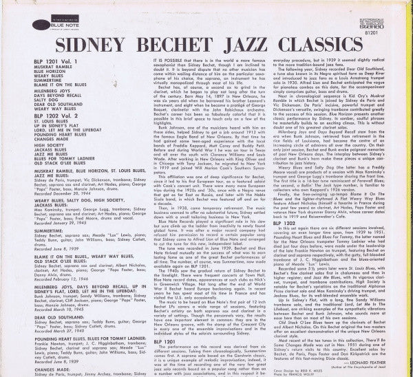 Sidney Bechet - Jazz Classics Volume 1