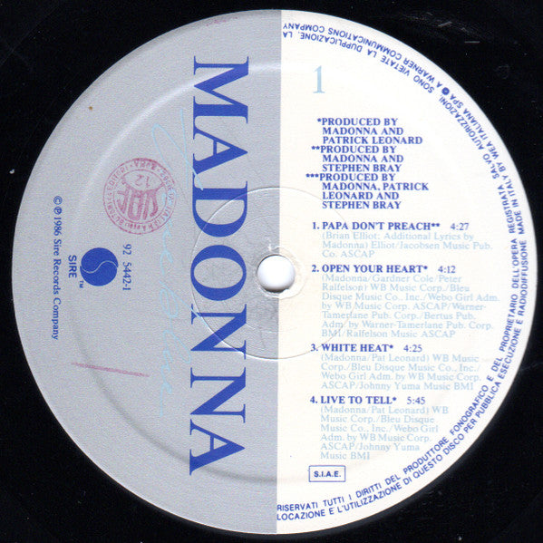 Madonna - True Blue