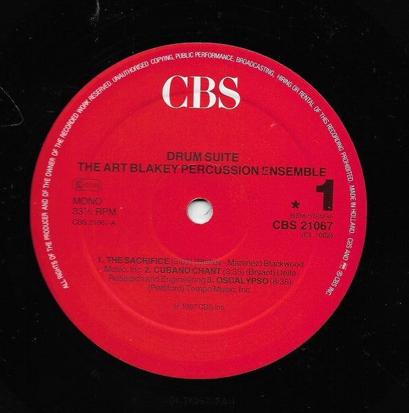 The Art Blakey Percussion Ensemble - Drum Suite