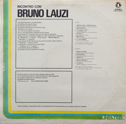 Bruno Lauzi - Incontro Con Bruno Lauzi