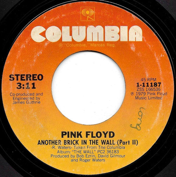 Pink Floyd – Another Brick In The Wall (Part II) - 7"