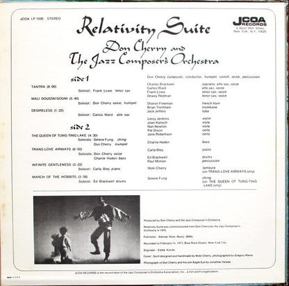 Don Cherry - Relativity Suite