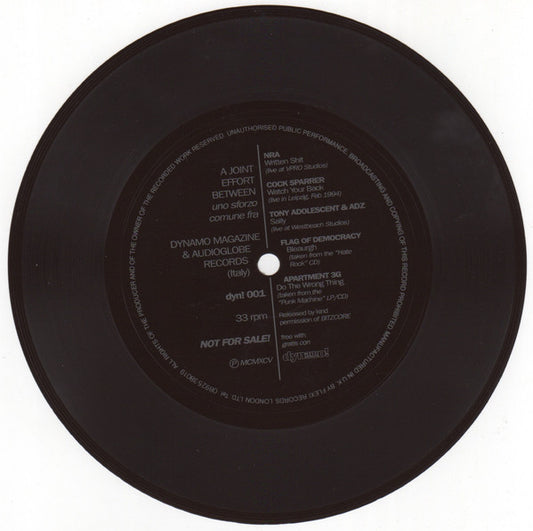 Various – A Joint Effort Between / Uno Sforzo Comune Fra Dynamo Magazine Helter Skelter & Revelation Records - (7")