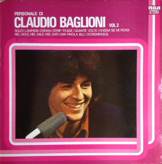 Claudio Baglioni - Personale Di Claudio Baglioni Vol. 3