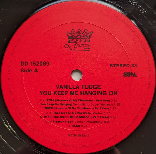 Vanilla Fudge – You Keep Me Hanging On