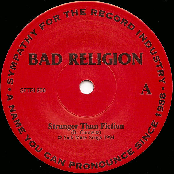 Bad Religion – Stranger Than Fiction - (7")