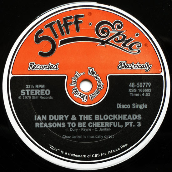 Ian Dury & The Blockheads - Reasons To Be Cheerful, Pt. 3