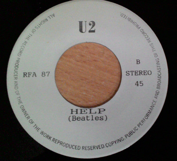 U2 – Maggie's Farm / Help - (7") - (unofficial)