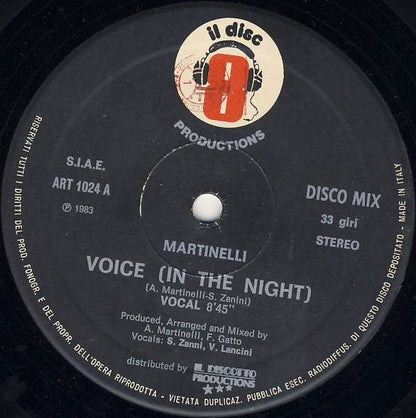 Martinelli ‎– Voice (In The Night)