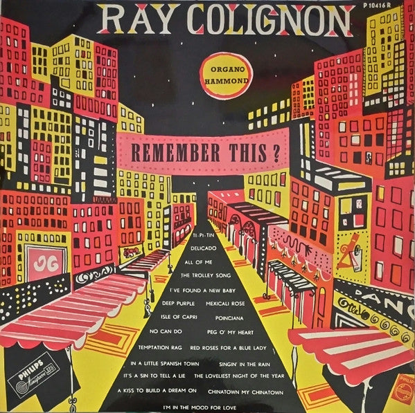 Ray Colignon – Remember This? - (10")