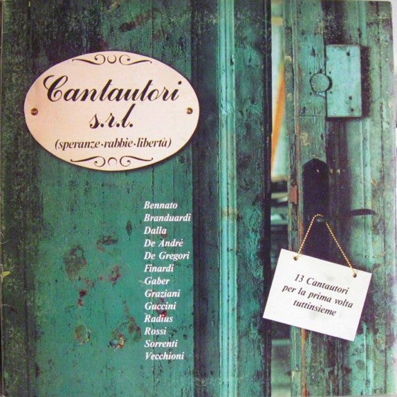 Various ‎– Cantautori S.R.L.