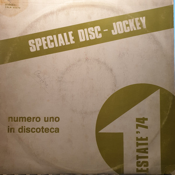 Various ‎– Estate 1974 - Speciale Disc Jokey - (promo)