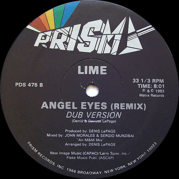Lime - Angel Eyes (Remix)