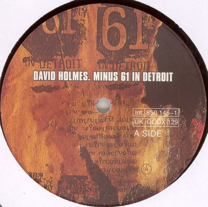 David Holmes - Minus 61 In Detroit