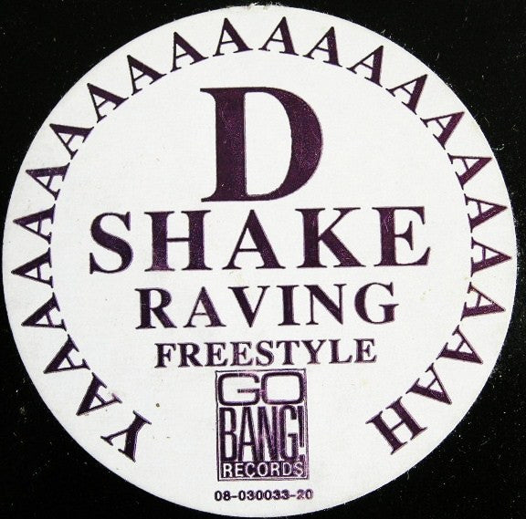 D-Shake - Yaaaaaaaaaah (Freestyle Club Mix) / Techno Trance (Paradise Is Now)