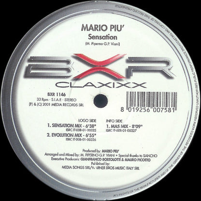 Mario Più - Sensation