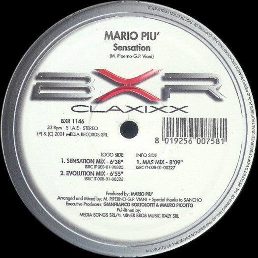 Mario Più - Sensation