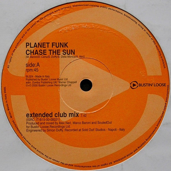 Planet Funk - Chase The Sun