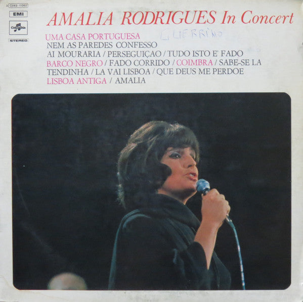 Amalia Rodrigues ‎– Amalia Rodrigues In Concert